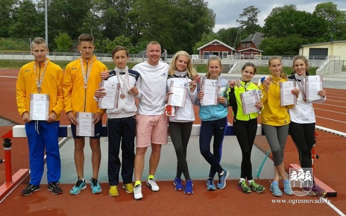 Ogres NSC audzēkņiem 13 medaļas Latvijas čempionātā Saldū