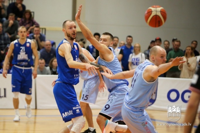 BK “Ogre” izcīna Latvijas Basketbola līgas bronzu