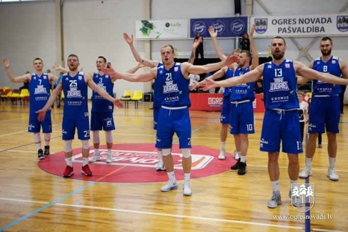 BK “Ogre” izcīna Latvijas Basketbola līgas bronzu