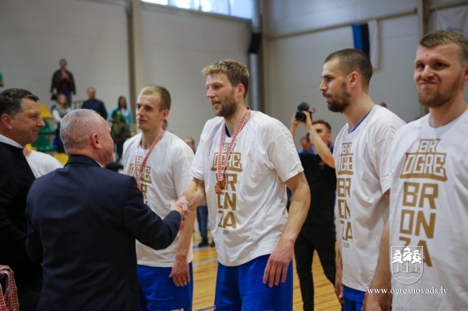 BK “Ogre” izcīna Latvijas Basketbola līgas bronzu