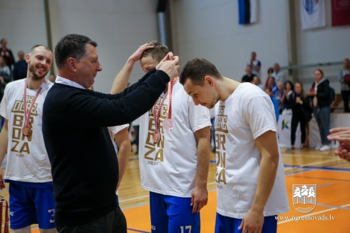 BK “Ogre” izcīna Latvijas Basketbola līgas bronzu