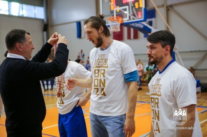 BK “Ogre” izcīna Latvijas Basketbola līgas bronzu