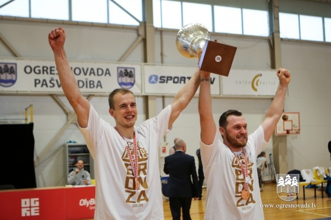 BK “Ogre” izcīna Latvijas Basketbola līgas bronzu