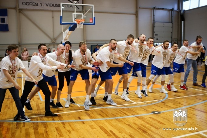 BK “Ogre” izcīna Latvijas Basketbola līgas bronzu