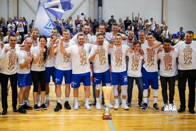 BK “Ogre” izcīna Latvijas Basketbola līgas bronzu