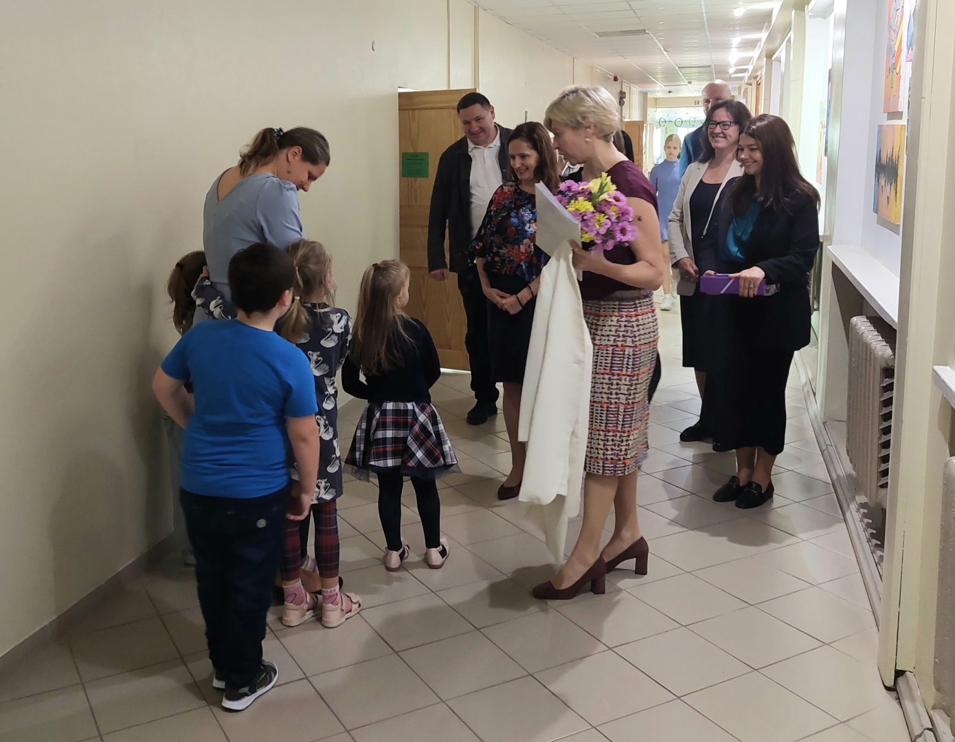 A.Čakšas vizīteĶeipenes pamatskolā 22.09.2023