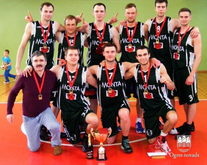 Basketbola čempionātā triumfē "Monta/MGM Transport"