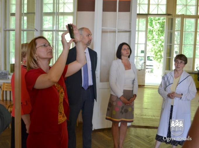 Ogrē viesojas kultūras ministre Dace Melbārde