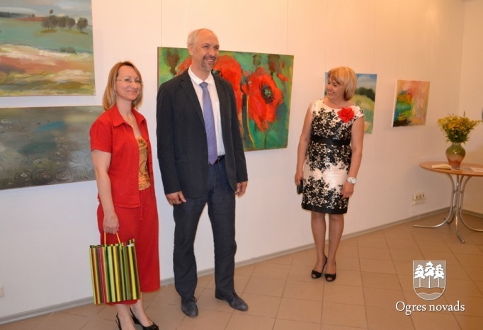 Ogrē viesojas kultūras ministre Dace Melbārde