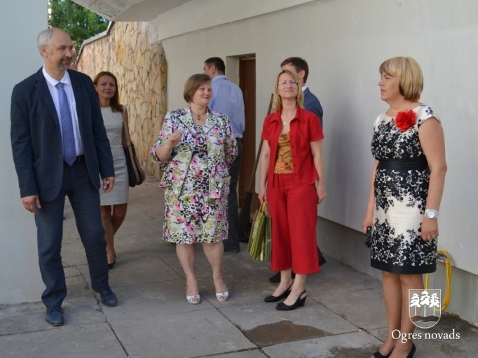 Ogrē viesojas kultūras ministre Dace Melbārde