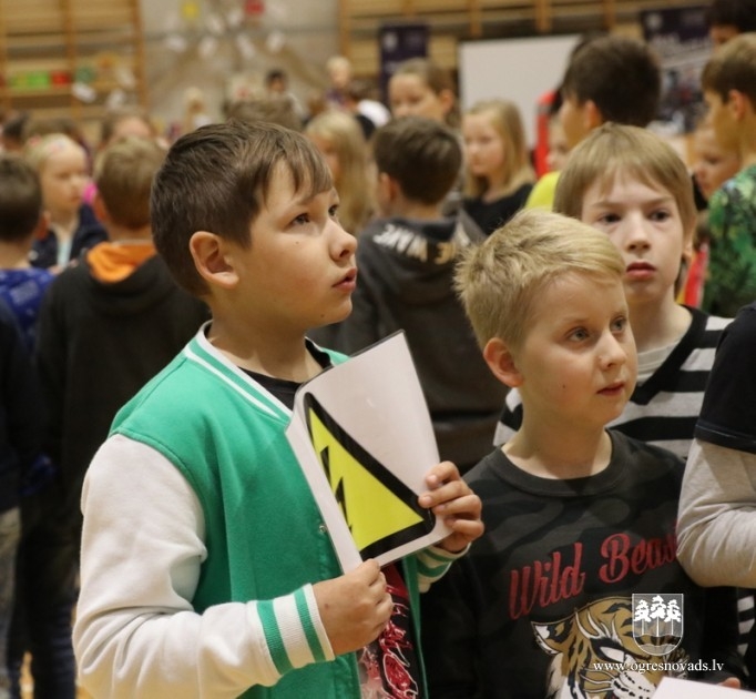 Ogres novada skolēni piedalās projektā “Viena diena drošībai”