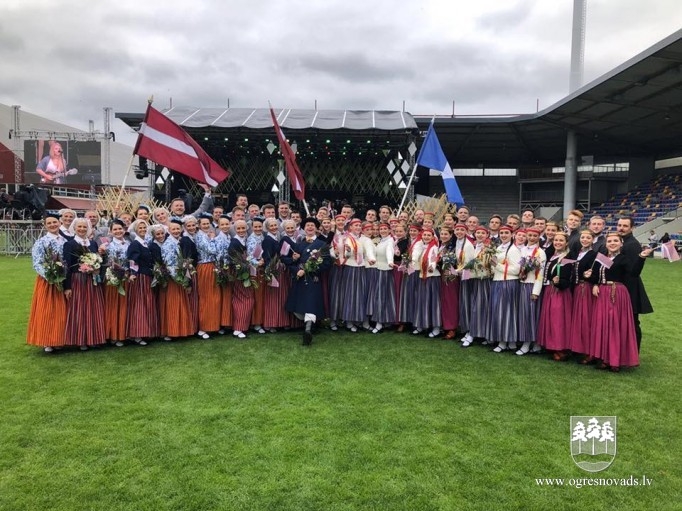 Dziesmu un deju svētkos piedalās 1097 dalībnieki no Ogres novada
