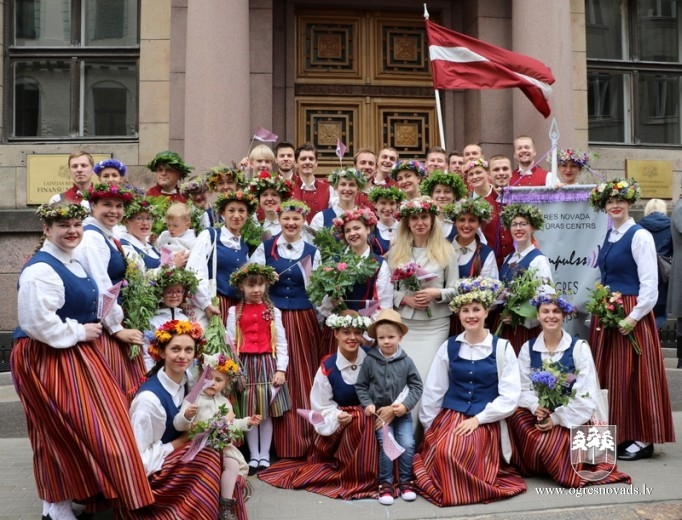 Dziesmu un deju svētkos piedalās 1097 dalībnieki no Ogres novada