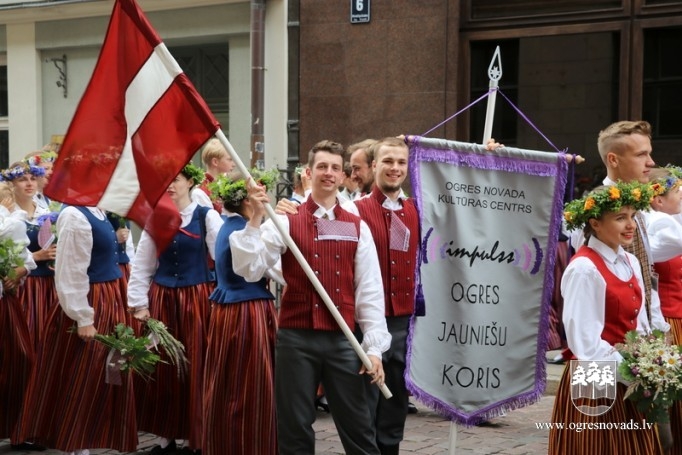Dziesmu un deju svētkos piedalās 1097 dalībnieki no Ogres novada