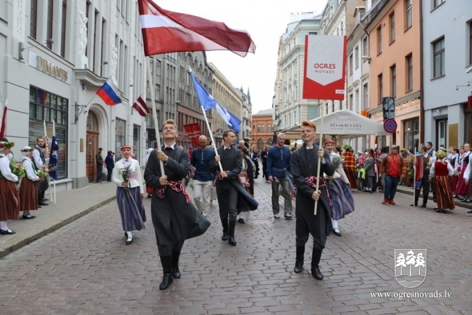 Dziesmu un deju svētkos piedalās 1097 dalībnieki no Ogres novada