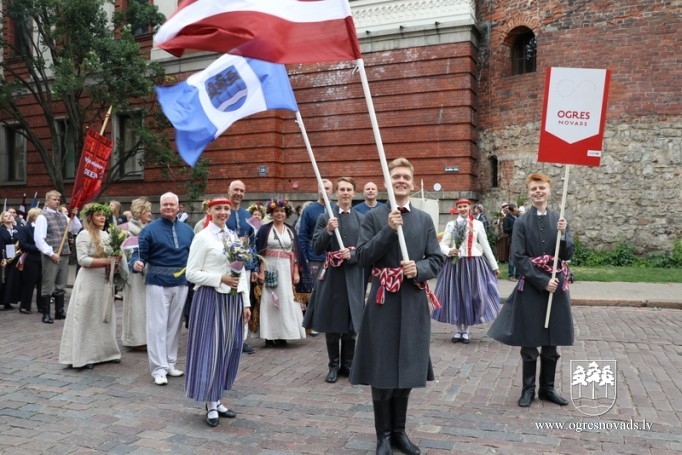 Dziesmu un deju svētkos piedalās 1097 dalībnieki no Ogres novada
