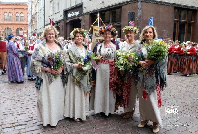 Dziesmu un deju svētkos piedalās 1097 dalībnieki no Ogres novada