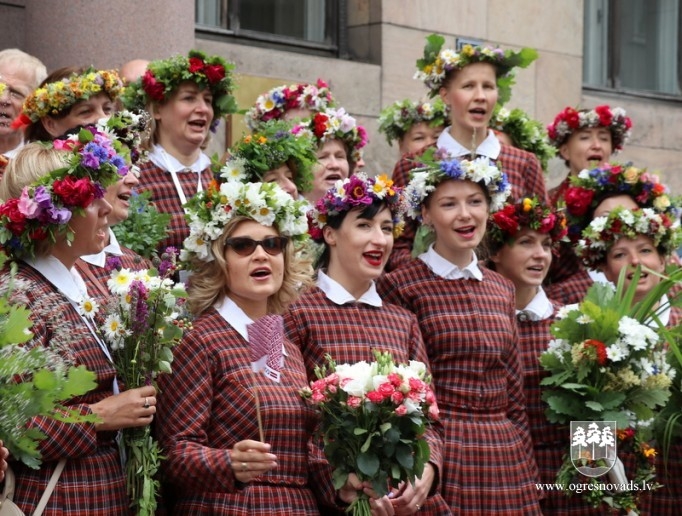 Dziesmu un deju svētkos piedalās 1097 dalībnieki no Ogres novada