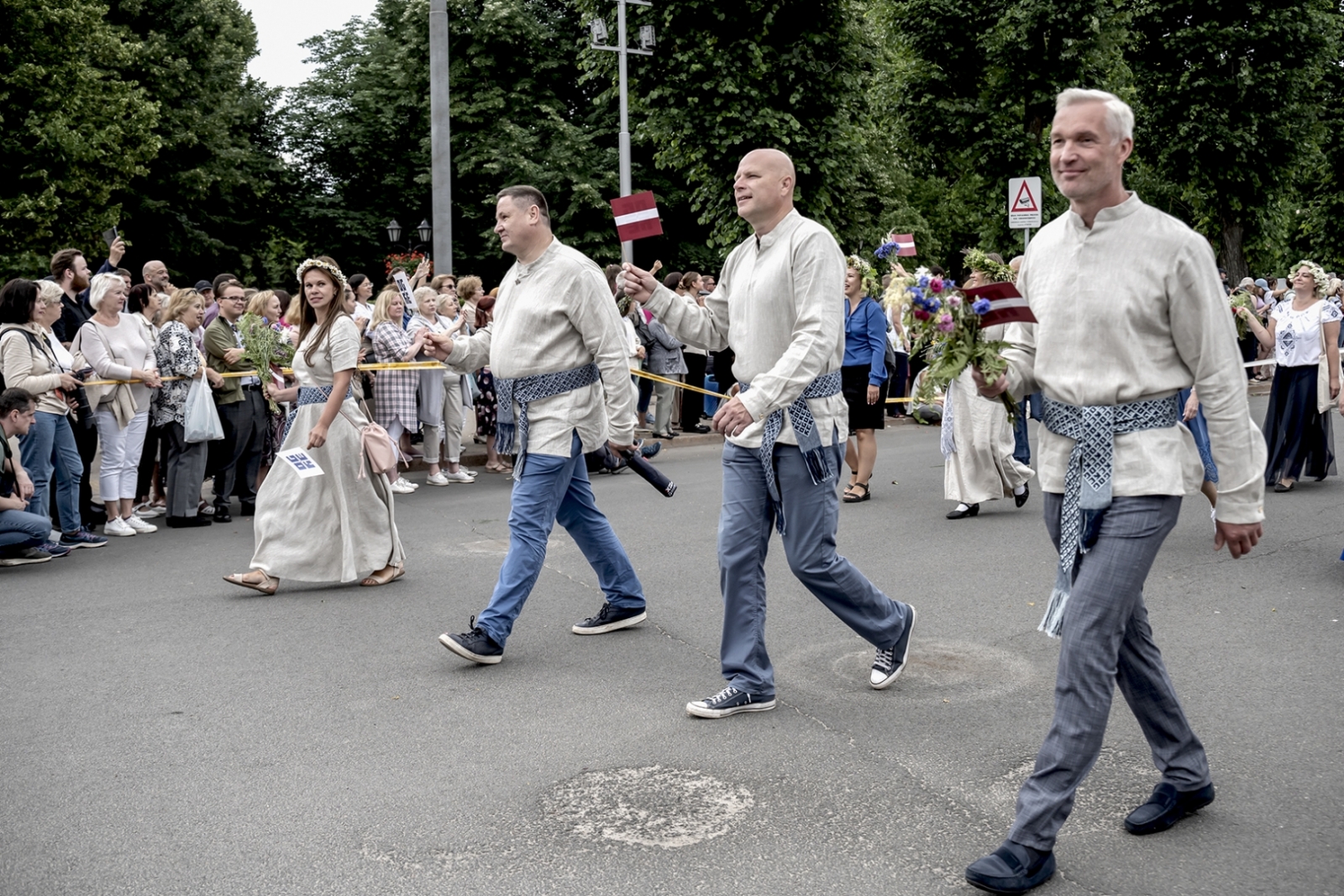 Dziesmu svētku gājiens. Ogres novads. Foto: Voldemārs Stāvusis