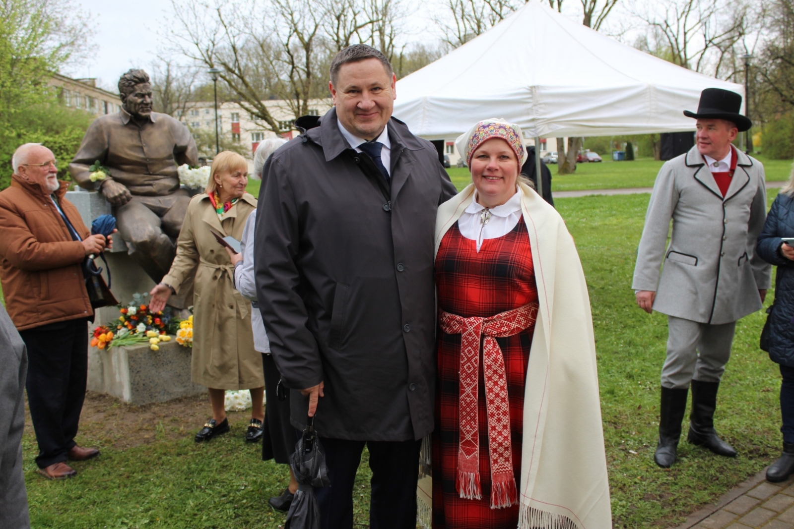 Edgaram Kauliņam 120 piemiņas pasākumi Lielvārdē 26.04.2023. 