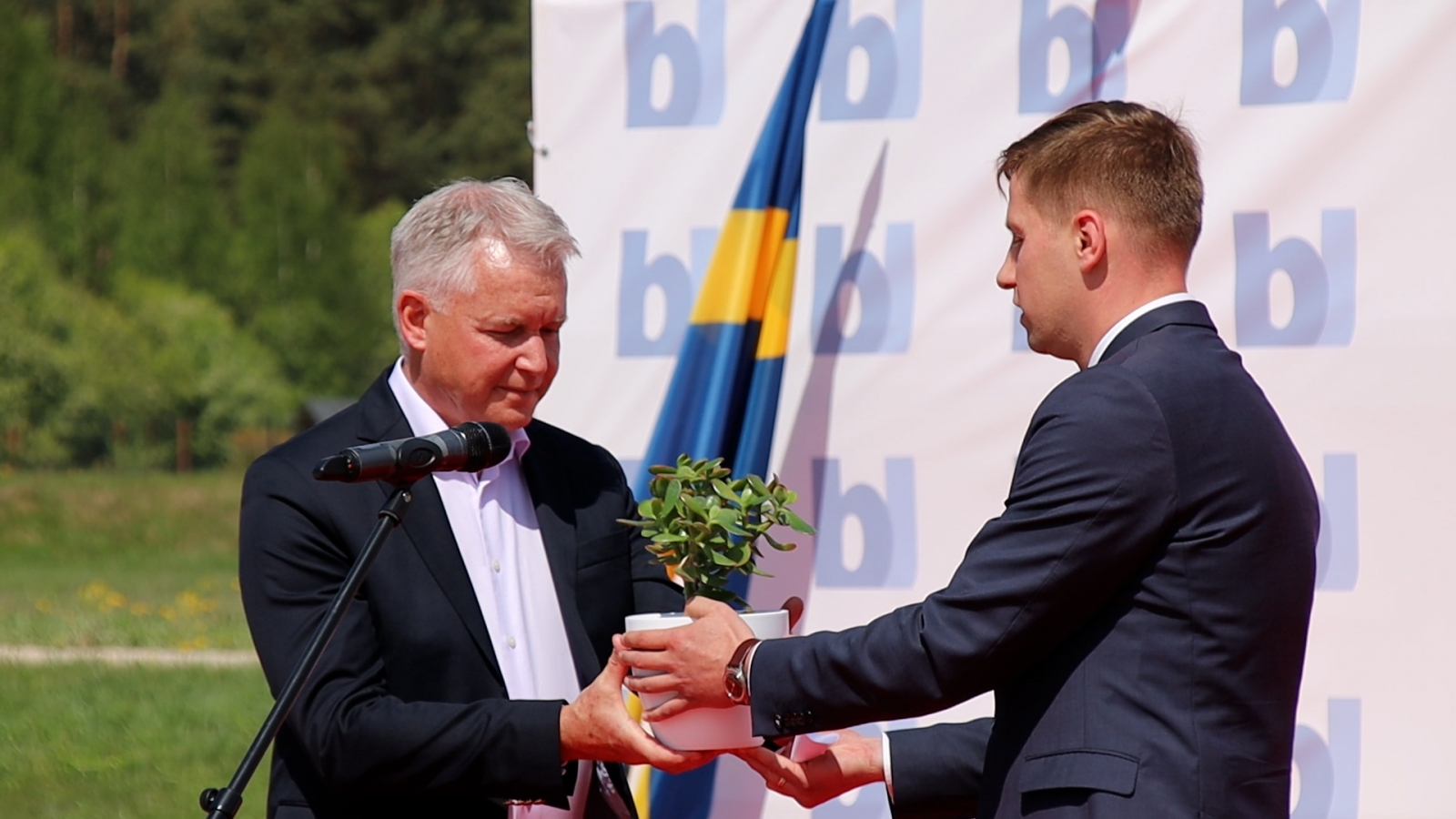 Jaunas rūpnīcas būvniecības sākums Elkšņos jeb Pirmās lāpstas svētki. 12.05.2023,