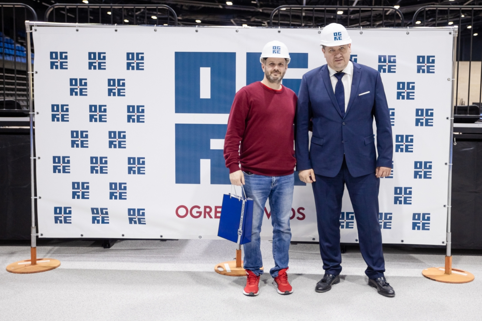 Lielvārdes florbola komandas pieņemšana Ogrē. 27.04.2023.