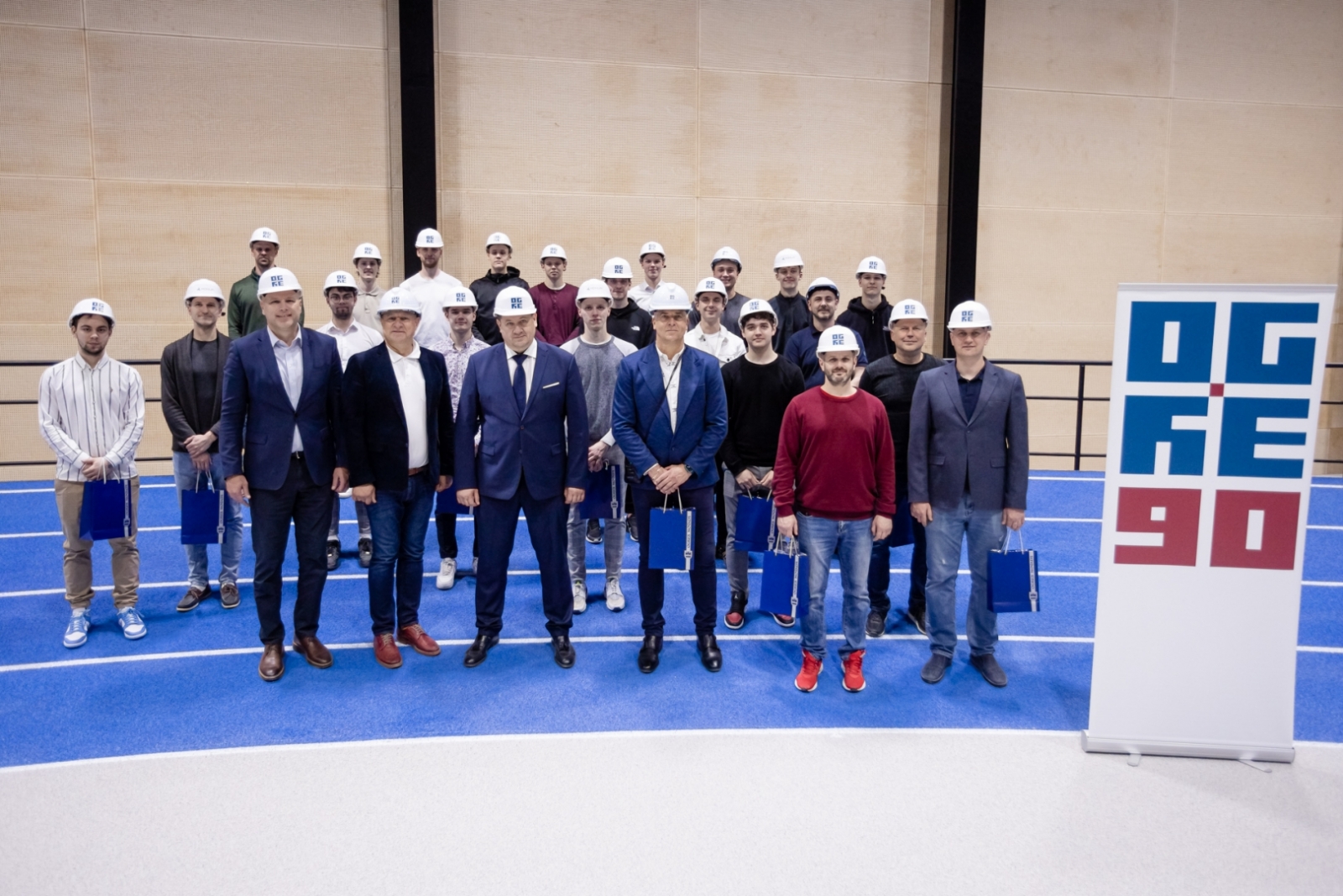 Lielvārdes florbola komandas pieņemšana Ogrē. 27.04.2023.