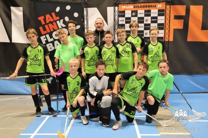 Ogres Vilki triumfē starptautiskās florbola sacensībās Tallinā