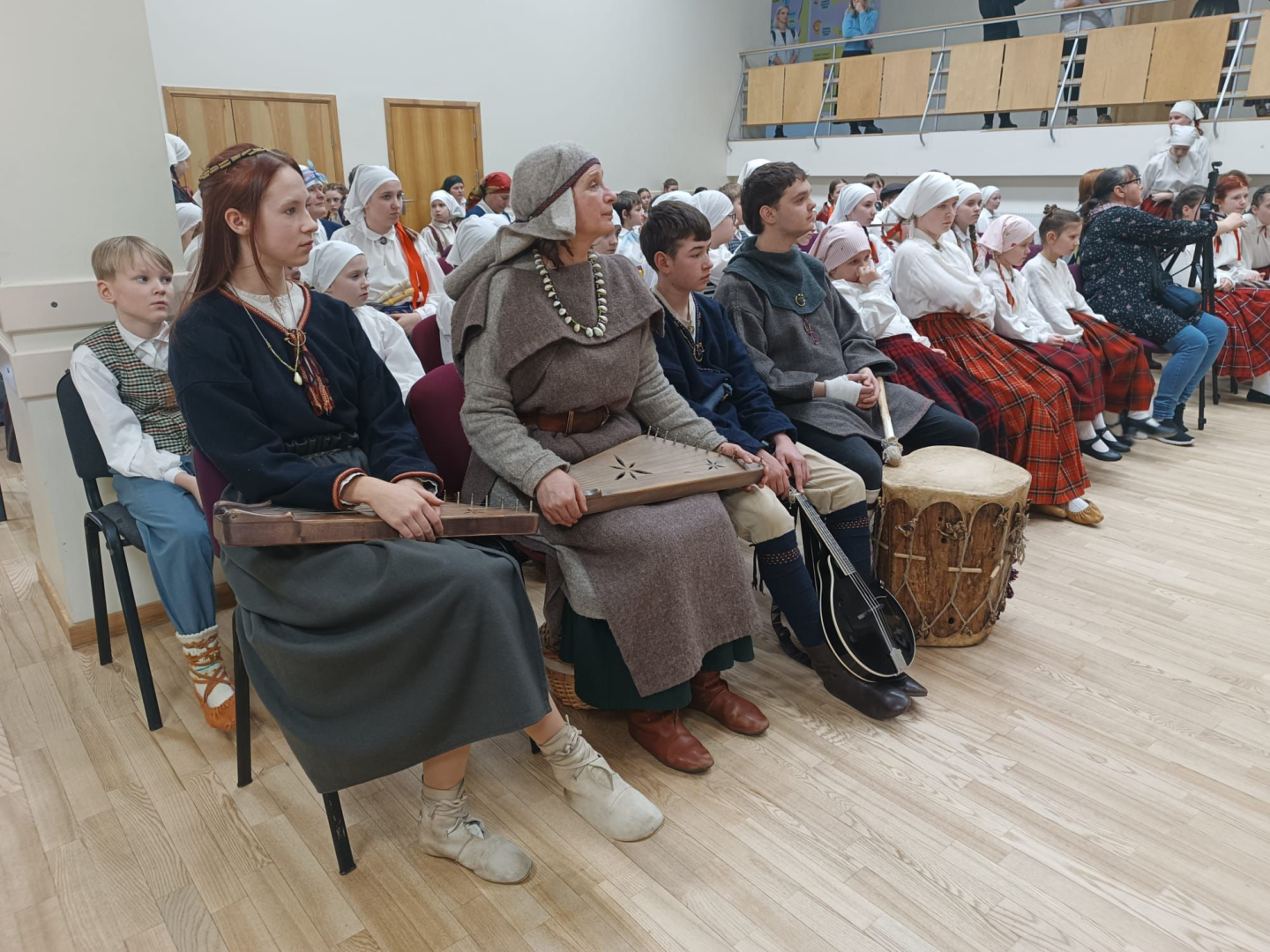 Piedaugavas novada un Vidzemes piejūras folkloras kopu reģionālā sarīkojuma Lielvārdes pamatskolā