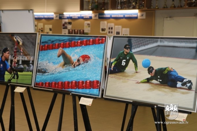 Sporta centrā atklāta fotoizstāde “Tu esi. Tu vari. Rio”