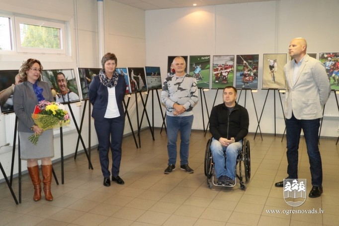 Sporta centrā atklāta fotoizstāde “Tu esi. Tu vari. Rio”