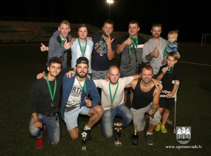 Futbola čempionāta laureātes – “OCSK”, “Deppo” un “Streka”
