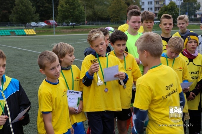 Labākie jaunie futbolisti - Ogres skolās