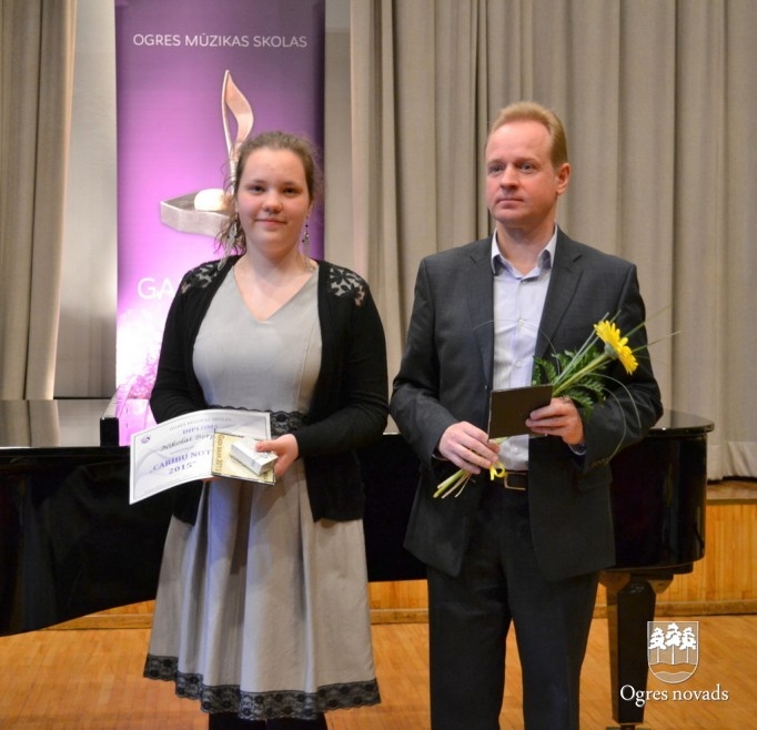 Ogres Mūzikas skolas "Gada balva 2015"