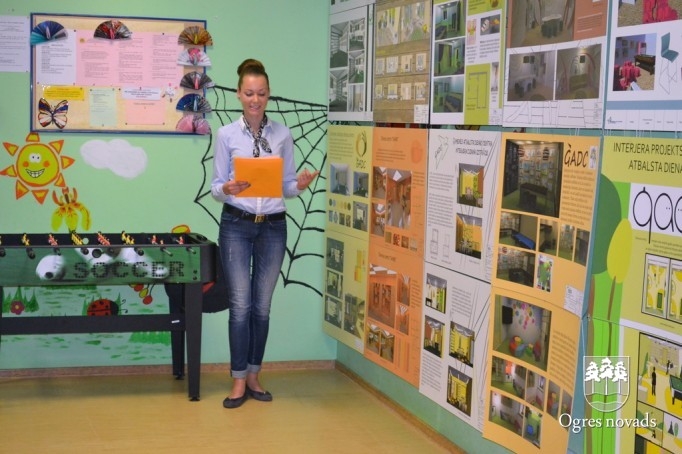 Studenti izstrādā telpu interjeru sociālā dienesta struktūrvienībām