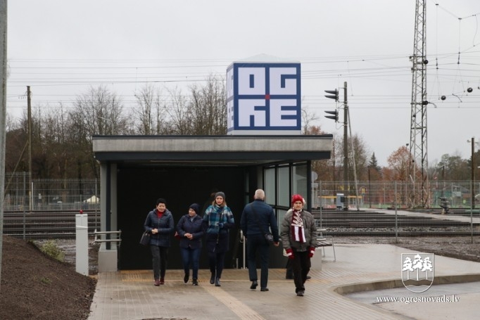 Gājēju tunelis zem dzelzceļa nodots lietošanā (18.11.2020.)