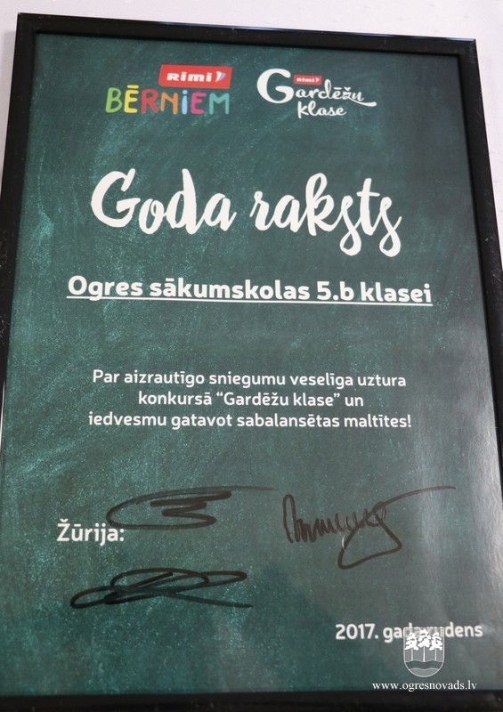 Ogres sākumskolā viesojas gardēži