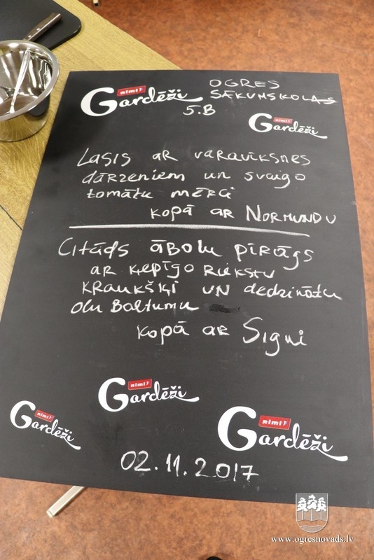 Ogres sākumskolā viesojas gardēži
