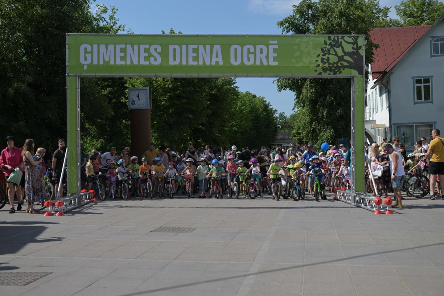 Bērnu velobrauciens Ģimenes diena Ogrē 2024