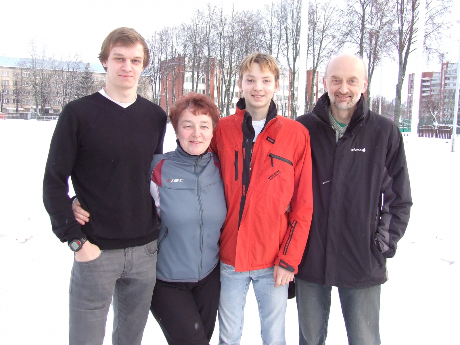 Ģimene, kuras ikdiena un atpūta ir sports