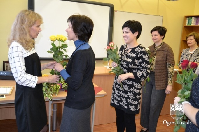 Skolotāja Inese Orbidāne atzīmē dzīves jubileju