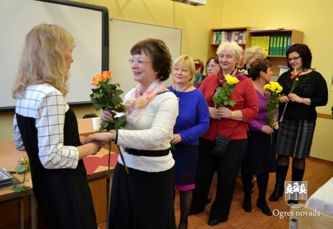 Skolotāja Inese Orbidāne atzīmē dzīves jubileju
