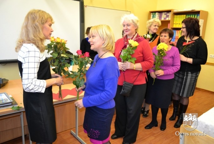 Skolotāja Inese Orbidāne atzīmē dzīves jubileju