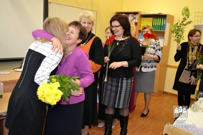 Skolotāja Inese Orbidāne atzīmē dzīves jubileju