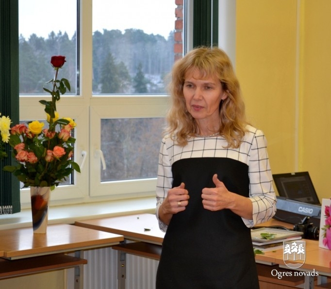 Skolotāja Inese Orbidāne atzīmē dzīves jubileju