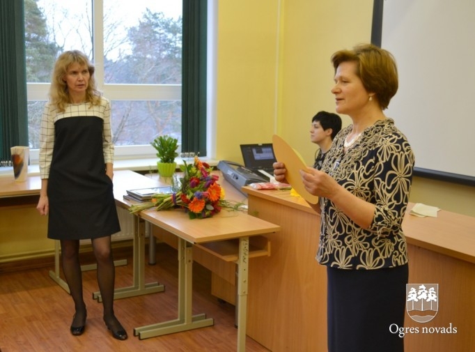 Skolotāja Inese Orbidāne atzīmē dzīves jubileju