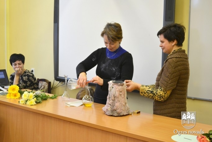 Skolotāja Inese Orbidāne atzīmē dzīves jubileju