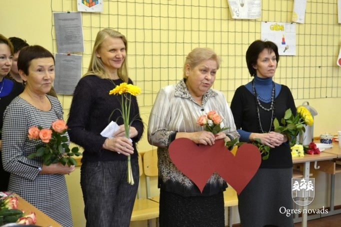 Skolotāja Inese Orbidāne atzīmē dzīves jubileju