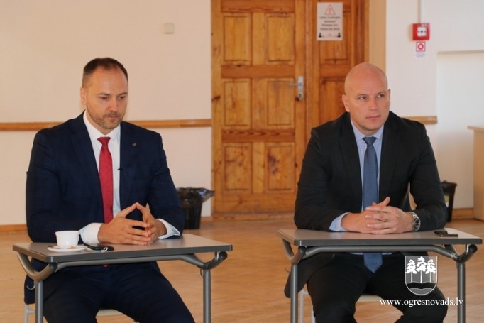 Iekšlietu ministrs darba vizītē Ogrē (16.10.2020.)