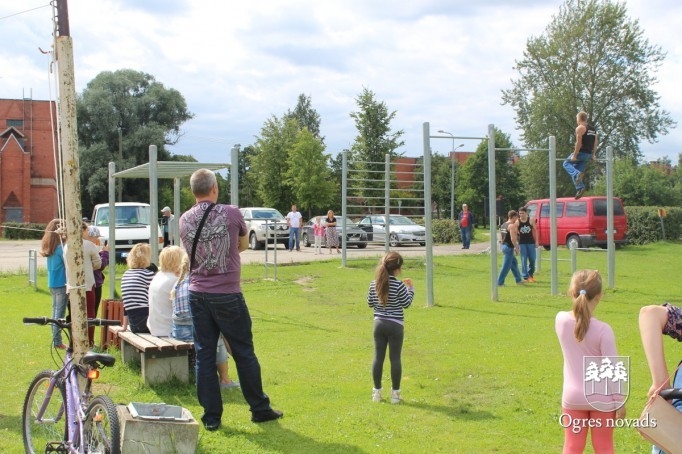 Sportiskās aktivitāte Ogres pilsētas svētkos